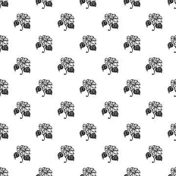 Garden sunflower pattern seamless Stock Illustration