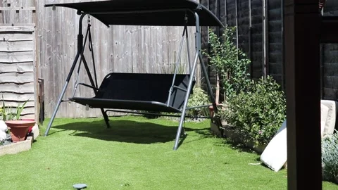 Garden swing Video stock 131320558