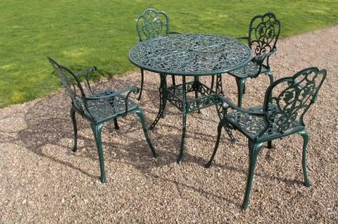 Garden Table. Stock Photos