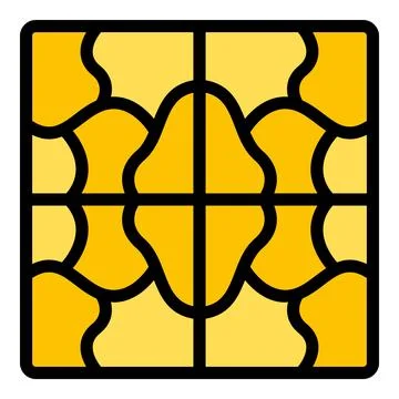 Garden tile icon vector flat Stock Illustration