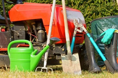 Garden time Stock Photos