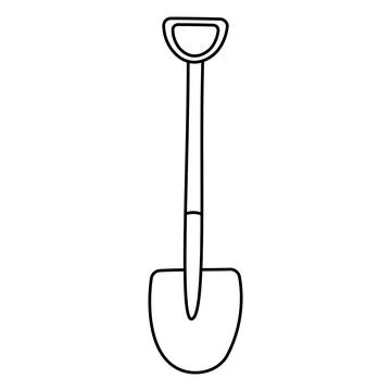 Garden tool set care line icon element Stock Illustration