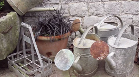 Garden tools on the farm. Stock Footage 42128838
