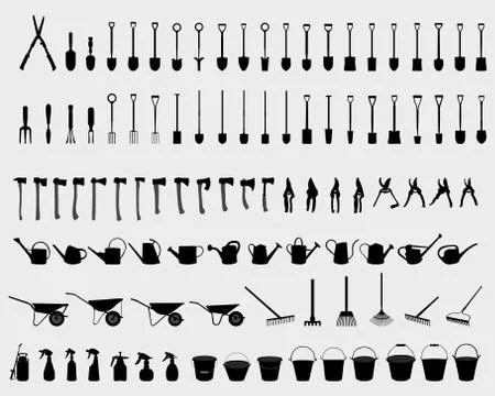 Garden tools Stock Illustration