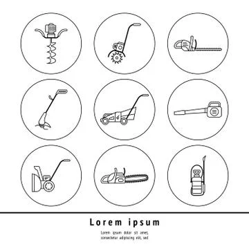 Garden tools Stock Illustration