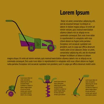 Garden tools Stock Illustration