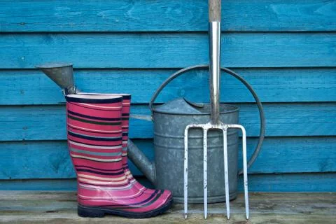 Garden tools Stock Photos