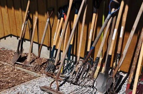 Garden tools Stock Photos