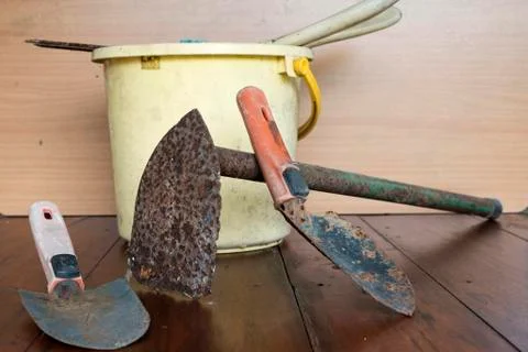 Garden tools Stock Photos