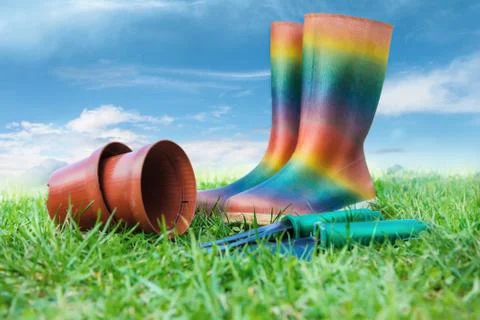 Garden tools Stock Photos