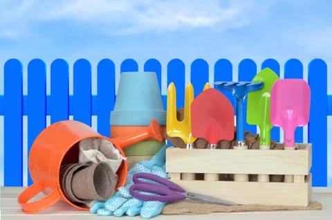 Garden tools Stock Photos