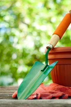 Garden tools Stock Photos