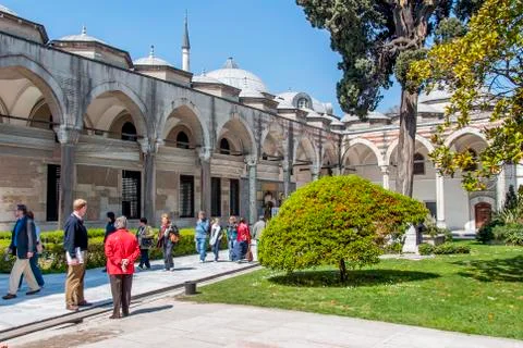 Garden of Topkapi Palace Stock Photos