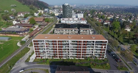 Garden Tower skyscraper in Wabern bei Bern Stockbeeldmateriaal 90007341