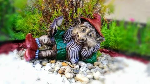 Garden troll Foto stock