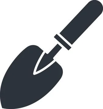 Garden trowel Stock Illustration