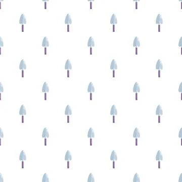 Garden trowel tools seamless repeating pattern background 스톡 일러스트