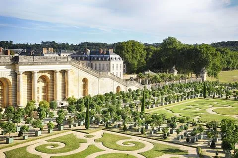 Garden of Versailles Stock Photos