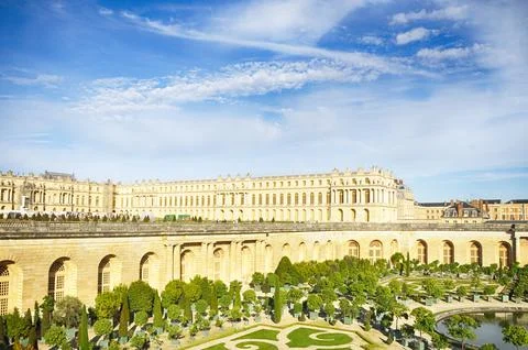 Garden of Versailles Stock Photos