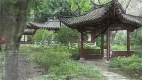 Garden view Stock Footage 235135600