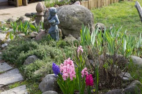 Garden view Stock Photos