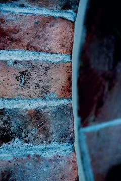 Garden Wall Bricks Foto stock