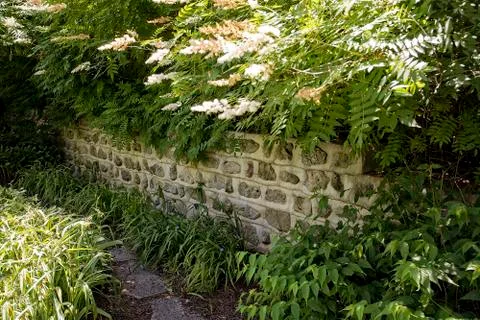 Garden wall Stock Photos
