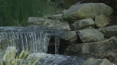 Garden Waterfall Video stock 49816474