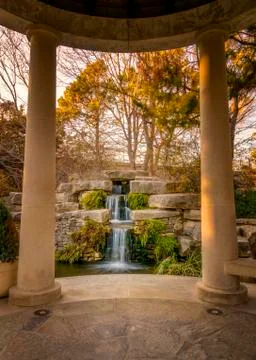 Garden Waterfall Stock Photos