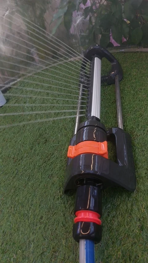 Garden Watering Machine Stock Footage 200239620