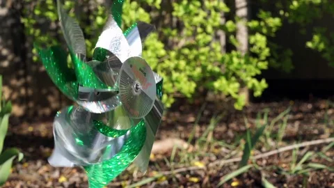 Garden Windmill 1 Stock Footage 75014290