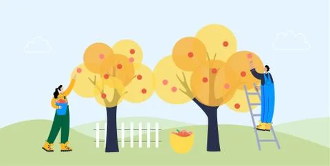 Garden work concept vector Illustrazione stock