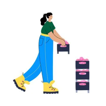 Garden work concept vector Illustrazione stock