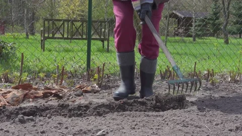Garden work. Stock Footage 154771723
