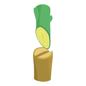 Gardener grafting plants using cleft grafting technique Stock Illustration