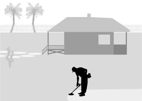 Gardener Stock Illustration