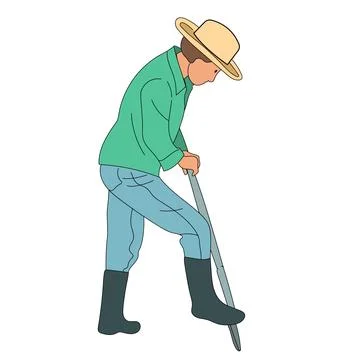 Gardener Stock Illustration
