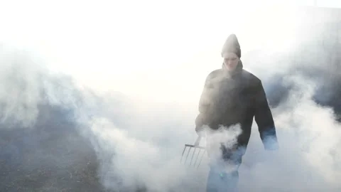 Gardener at work. Stock Footage 122378123