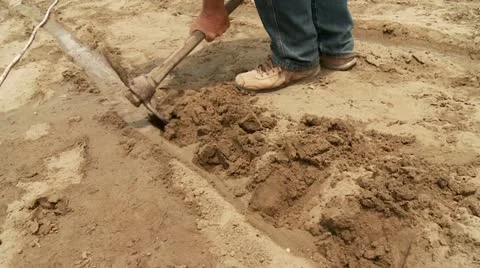 Gardener Working With Plants Stock Footage 10900807