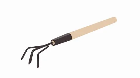 Gardening Hoe Illustrazione stock