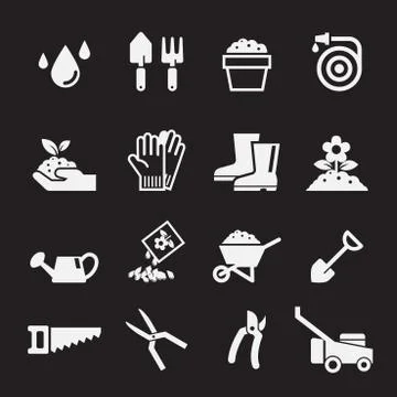 Gardening icon Stock Illustration