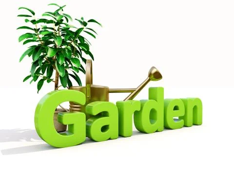 Gardening Stock Illustration