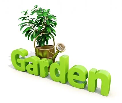 Gardening Stock Illustration
