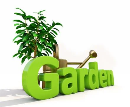 Gardening Stock Illustration