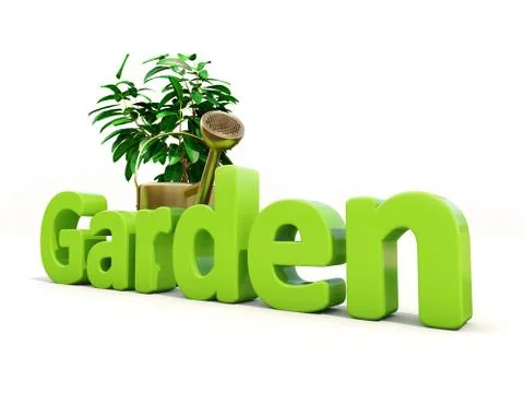Gardening Stock Illustration