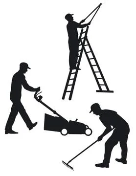 Gardening Stock Illustration
