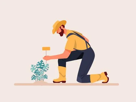 Gardening Stock Illustration