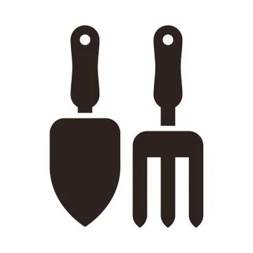 Gardening tools icon Stock Illustration