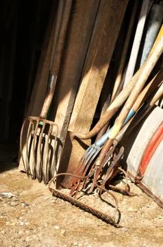 Gardening tools Stock Photos