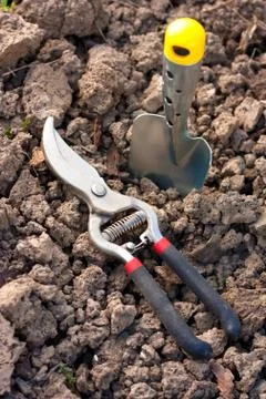 Gardening tools Stock Photos